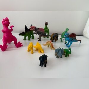 Colorful Dinosaur Toy Set